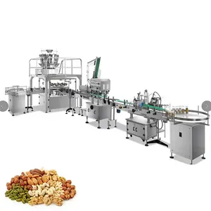 Machine d'emballage VFFS certifiée CE, économique et à haute efficacité, et peseuse multi-têtes pour les snacks, les frites, les noix, les bonbons, les aliments pour animaux de compagnie - Product Image 5