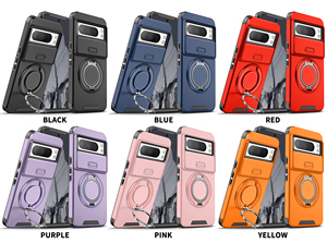Trường hợp với Slide máy ảnh bìa cho Google Pixel 10 Pro XL 9A 9 Pro 8A 8 Pro 7 xoay vòng chân đế chống sốc bảo vệ Bìa - Product Image 6