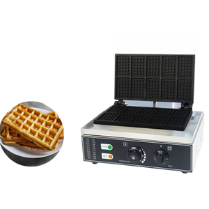 เครื่องทำวาฟเฟิลอุตสาหกรรม สเตนเลสสตีลทรงสี่เหลี่ยมผืนผ้า แบบไม่ติดกระทะ - Product Image 3