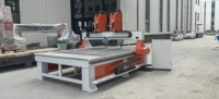 Routeur CNC 1325 à double tête indépendante pour le traitement du bois, avec broche refroidie par eau, machine de gravure CNC pour le travail du bois
