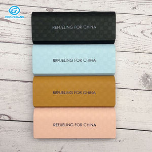 מכירת יצרן מארז משקפי קריאה משולש מחוסמ אופטי מארז משקפיים סט מארז משקפיים מעור לוגו מותאם אישית - Product Image 5