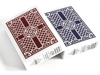 Cartes à écrire sur, lot de 2 jeux, avec motif au dos, imprimées offset et vernies sur carton