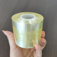 Film étirable en PVC pour usage agricole, modèle 001, emballage industriel, personnalisable, auto-adhésif, transparent, haute résistance à la traction