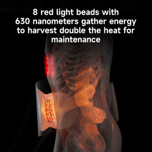 Masajeador de cintura calentado de alivio Menstrual portátil inalámbrico, equipo de terapia física de alivio de calambres menstruales, máquina masajeadora de 8 modos - Product Image 6