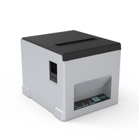 Imprimante thermique mini 80 mm 8360 avec coupe-papier automatique, interface USB+BT, largement utilisée dans les supermarchés, imprimante de reçus couleur pour points de vente
