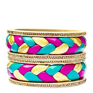 Traditional Handmade Lac Bangles Set with Unique Ponytail Design Stylish Ethnic Jewelry for Weddings Celebrations and Gifts - Product Image 4