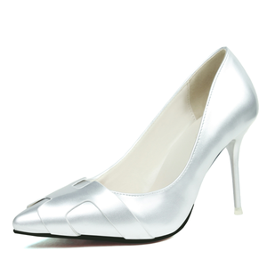 Thin Heel Tip Solid <strong>Patent</strong> <strong>Leather</strong> h Light Mouth High Heel <strong>Shoes</strong> - Product Image 3