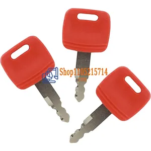 2/6/10 pièces Clés de contact H800 pour excavatrice JDR, bulldozer Case, <span class=keywords><strong>Fiat</strong></span>, <span class=keywords><strong>Hitachi</strong></span>, New Holland AT194969 AT147803 - Product Image 5