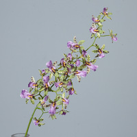 Branche de fleur artificielle en soie hollandaise moderne (Oncidium parfumé) en gros pour la décoration de mariages, maisons, jardins et restaurants