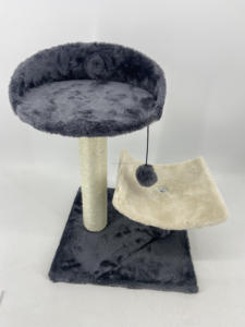 Sisal naturale alberi di gatto tiragraffi per grandi gatti Scratcher casa Multi-livello piattaforma gatto torre Scratcher giocattolo - Product Image 4