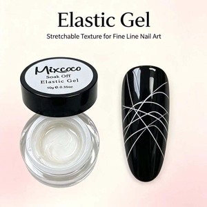 Mixcoco Gel Elastico Senza TPO 10g per <span class=keywords><strong>Disegno</strong></span>, Gel UV LED Effetto <span class=keywords><strong>Ragnatela</strong></span> per Linee Sottili e Decorazioni Nail Art - Product Image 1