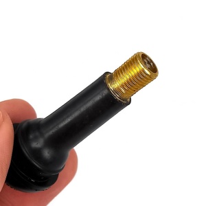 Valve de roue de voiture TR413, valve en caoutchouc à clipser pour pneus sans chambre à air, pièces de rechange - Product Image 1