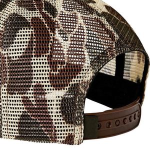 Casquettes de camionneur de haute qualité personnalisées pour activités de plein air, pêche, imperméables, avec patch en cuir et maille respirante - Product Image 2