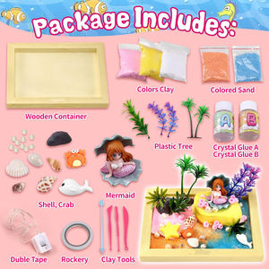 Créez votre propre monde <span class=keywords><strong>de</strong></span> conte <span class=keywords><strong>de</strong></span> fées <span class=keywords><strong>de</strong></span> mer et <span class=keywords><strong>de</strong></span> sirène Kits d'art et d'artisanat <span class=keywords><strong>de</strong></span> sirène bricolage enchanteur pour les enfants - Product Image 2