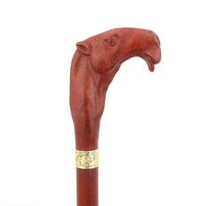 Bastone Decorativo in Legno Marrone Rosso Cammello, Bastone da Vampiro per Cosplay, Bacchetta, Mace, Canna da 94 cm per Performance e Palcoscenico - Product Image 4