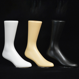 Présentoir de mannequin en plastique de <span class=keywords><strong>couleur</strong></span> <span class=keywords><strong>chair</strong></span> blanc pour chaussettes et chaussures - Product Image 5