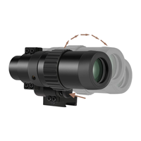 Loupe à points rouges avec réglage de la mise au point latérale M37 1.5X - 5X Outdoor Scope