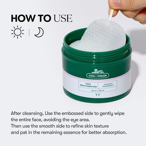 VT CICA Mild Toner Pad 60 pz / 130 mL Esfoliante Idratante Lenitivo - Product Image 6