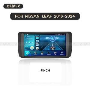 Marco DE REPRODUCTOR DE DVD para coche de nuevo estilo para <span class=keywords><strong>NISSAN</strong></span> <span class=keywords><strong>LEAF</strong></span> 2018-2024 negro mate 9 pulgadas <span class=keywords><strong>Android</strong></span> car fascia marco panel de radio soporte de pantalla - Product Image 2