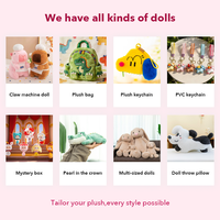 Boneka Hewan Lucu Super Lembut dari Bahan Katun PP, Desain Anime Kawaii Unicorn, Rubah, Shiba Inu, Burung Hantu, Panda, Grosir dan Dapat Dipesan Sesuai Keinginan untuk Pesta