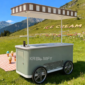 2025 BBQ crème glacée chariot chauffe-aliments camion Hot Dog remorque Europe Popsicle distributeur Van à vendre - Product Image 4