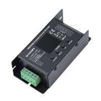 Controlador Decodificador de Corriente Constante para Iluminación LED DMX512 de 4 Canales EUCHIPS, RDM IP20 12/24V, Programable, Carcasa de Aluminio, Garantía de 3 Años
