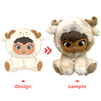 Accepter la personnalisation de n'importe quel matériau, jouets en peluche lestés, porte-clés en peluche de n'importe quelle conception