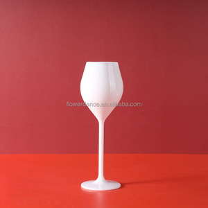 Copas de vino de plástico inastillables reutilizables de color negro Rosa Blanco 16oz flautas de champán para Bar Club restaurante fiestas en casa - Product Image 5