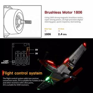 Wltoys-avión acrobático A280, 2,4G, 3D, 6G, giroscopio, 4 canales, 7,4 V, LiPo, LED, remoto, 4 canales, Control de Radio, sin escobillas, espuma EPP, Avión <span class=keywords><strong>RC</strong></span> <span class=keywords><strong>P51</strong></span> - Product Image 3