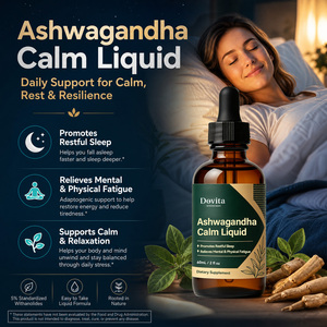 Private Label Ashwagandha Calm Liquid Dietary <b>Supplement</b> 60 mL <b>Herbal</b> Tincture Amla Essence for Sleep and Daily Wellness - Product Image 3