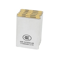 Baterai Lithium Ion 523450AR dengan Casing Aluminium 3.7V, Baterai LiPo Isi Ulang, Paket Baterai Kustom untuk Elektronik