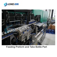 Machine de soufflage par étirage pour bouteilles PET LS-A9 12000B/H pour bouteilles d'eau, de boissons et de jus en plastique de 600 ml, Maquina Inflado Botella PET