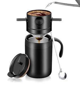 <span class=keywords><strong>Cafetière</strong></span> de camping, <span class=keywords><strong>cafetière</strong></span> à filtre, ensemble de <span class=keywords><strong>cafetière</strong></span> de camping, comprend un filtre et une cuillère, kit de café portable pour le camping - Product Image 1