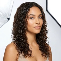 DEJAVU 12A Pelucas de Cabello Brasileño Virgen con Ondas Profundas, Encaje Frontal HD 13x6, Doble Trama, 100% Cabello Virgen, Gran Espacio para el Relleno, Decolorado