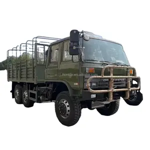 Camion de transporteur de troupe de cabine de double rangée de Dongfeng 6x6 à vendre avec la fonction de déversement