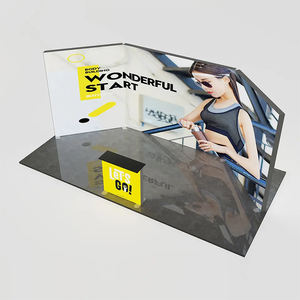 Cabina portátil de alta calidad 10x10, diseño Modular, marco de aluminio de fácil construcción, cajas de luz publicitarias de tela de tensión SEG - Product Image 6