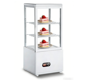 Congélateur vertical de comptoir pour boissons et gâteaux mousse CE ETL UKCA, réfrigérateur - Product Image 1