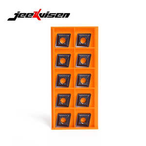 Jeekvisen CNMG120404-MS expédition rapide carbure de tungstène CNC outil de tournage insère HSS Triangle forme outils de coupe - Product Image 4