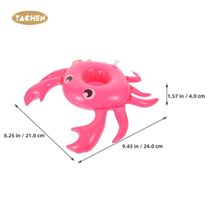 Yachen Inflatable nổi uống chủ uống phao Inflatable cup chủ cua đế lót ly cho bên hồ bơi - Product Image 2