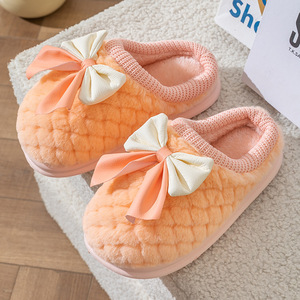 Women's Fashion Bowknot <b>Indoor</b> Summer for Slippers Non-Slip Soft Plush Warm Cotton Comfortable Shoes <b>Slides</b> for Home Use - Product Image 6