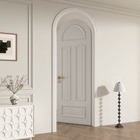 Porte laquée française arrondie polyvalente sur mesure pour les projets de logement de style européen transfrontalier et l'utilisation de espaces variés