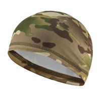 Casquette d'équitation en soie de glace camouflage pour hommes doublure de casque de protection solaire d'été pour motos respirant coupe-vent pour les sports de plein air