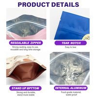 Sac d'emballage imprimé personnalisé pour aliments secs, collations, pochette à fermeture éclair debout, sac d'emballage pour noix de cajou, cacahuète, pistache, noix de cajou