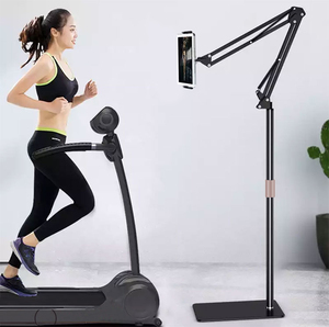 Có thể điều chỉnh <span class=keywords><strong>360</strong></span> ° xoay linh hoạt kim loại điện thoại/máy tính bảng chủ đứng đôi mùa xuân căng thẳng cho nhiếp ảnh & live streaming - Product Image 1