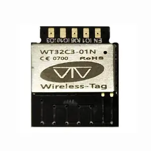 Módulo de ESP32-C3 con antena PCB para dispositivos de Audio, WT32C3 01N 4MB Flash de un solo núcleo ESP32 C3 WIFI bue-tooth 5,0, CE RoHS