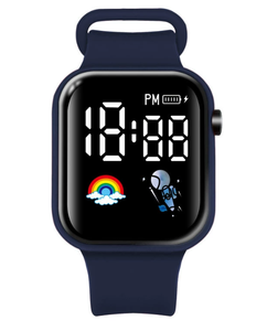 Rainbow Neue elektronische LED-Uhr für Studenten Mode Einfache digitale Sport uhr für Kinder uhren - Product Image 2