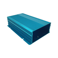 Boîtier en aluminium extrudé sur mesure OEM, amplificateur audio, instrument électronique, boîtier en aluminium anodisé, dissipateur de chaleur