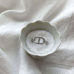 Dylam New Arrival Hot Selling <b>Adjustable</b> Open Ladies Simple Style Knot <b>Rings</b> 925 Sterling <b>Silver</b> <b>Rings</b> Designs Women Jewelry - Product Image 3
