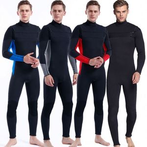 Traje <span class=keywords><strong>de</strong></span> Neopreno Personalizado <span class=keywords><strong>de</strong></span> Alta Calidad para Hombre, Negro, 3mm, con Cierre Frontal en el <span class=keywords><strong>Pecho</strong></span>, Mangas Largas, para Buceo, Surf y Natación - Product Image 6