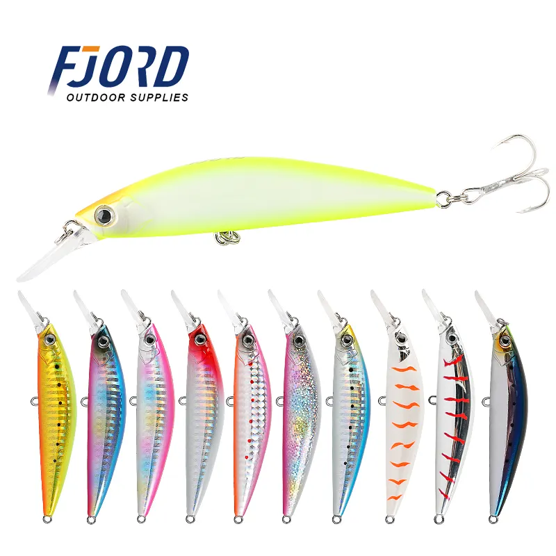 FJORD 90mm 29g Professional sinking best fishing lures hard minnow saltwater fishing lure Long Casting Hard Baits trout lure